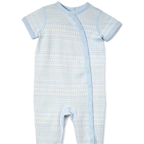 NEW Morning Sky Geometric Organic Cotton Romper - Picture 2 of 2